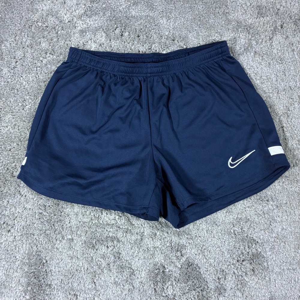 Nike Academy 21 Shorts Womens Medium Navy Dri FIT Soccer Football CV2649-451